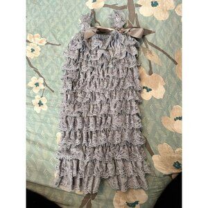 6 FOR $15 Baby large ruffled lace romper